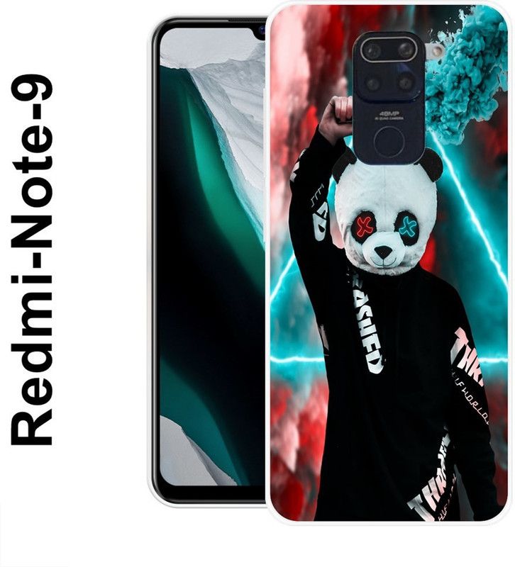 redfly Back Cover for Redmi Note 9  (Multicolor, Grip Case, Silicon)