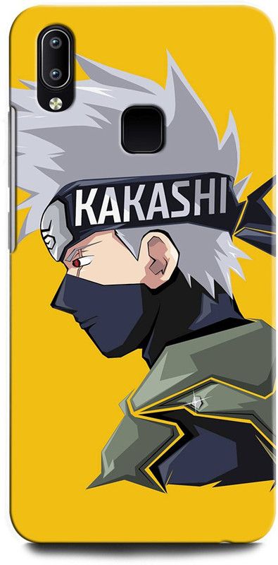 INTELLIZE Back Cover for Vivo V9 Youth 1727 KAKASHI, NARUTO, ANIME, NEON, SUPERHERO, NINJA, BLACK  (Multicolor, Hard Case, Pack of: 1)