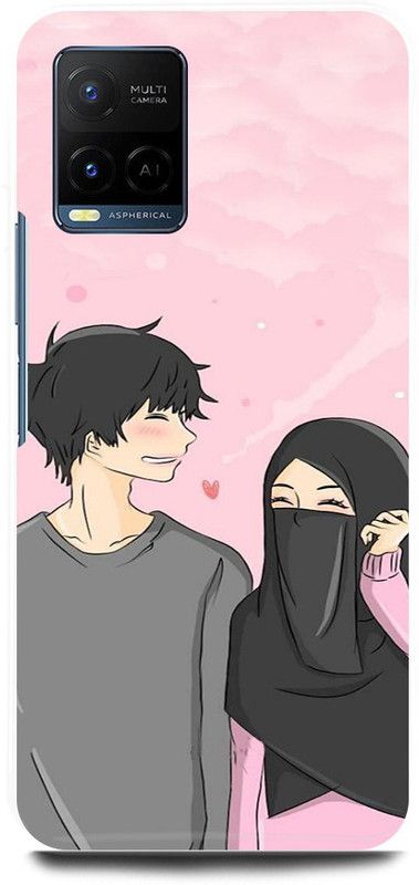 play fast Back Cover for Vivo Y21E CUTE, BOY, LOVELY, GIRL, LOVE, COUPLE  (Beige, Hard Case, Pack of: 1)