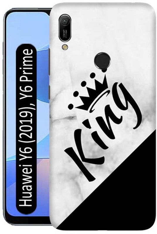 LEEMARA Back Cover for Huawei Y6 (2019) MRD-LX1F, MRD-LX1, MRD-LX3 ,Huawei Y6 Prime (2019) - King's, Printed Back Cover  (Multicolor, Hard Case, Pack of: 1)