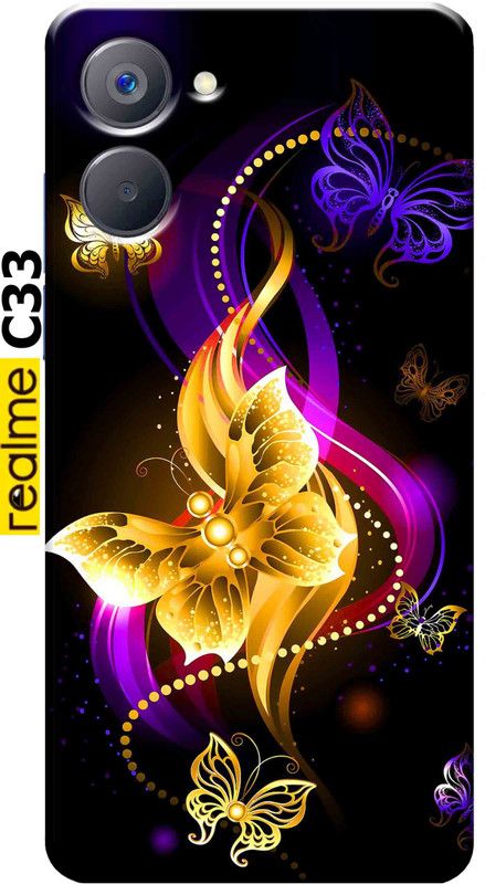 Sheorano Back Cover for Realme C33 2585  (Multicolor, Flexible, Silicon, Pack of: 1)