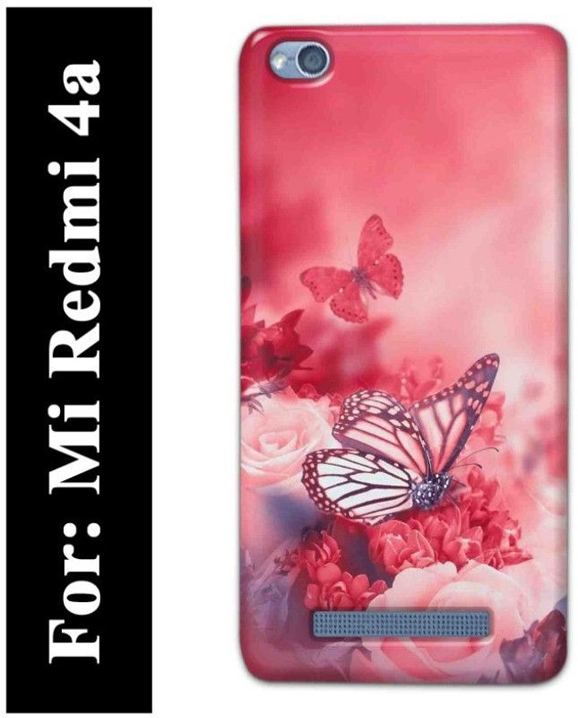 Majestic Back Cover for Mi Redmi 4a  (Pink, Hard Case)