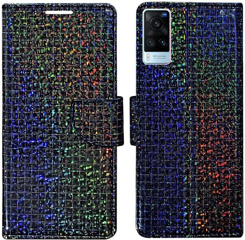 Dhar Flips Flip Cover for Vivo X60 ( World's First Colour Changing Flip Cover )  (Multicolor, Magnetic Case, Pack of: 1)