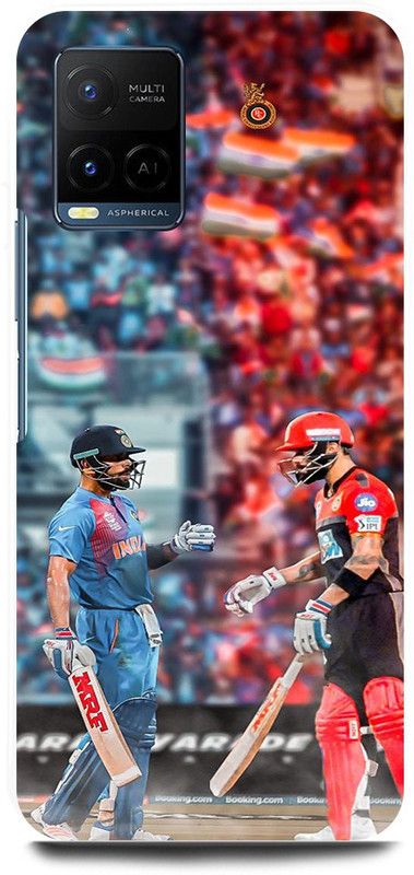 play fast Back Cover for Vivo Y21, V2111 VIRAT, KOHLI, INDIAN, PLAYER, RCB  (Multicolor, Hard Case, Pack of: 1)