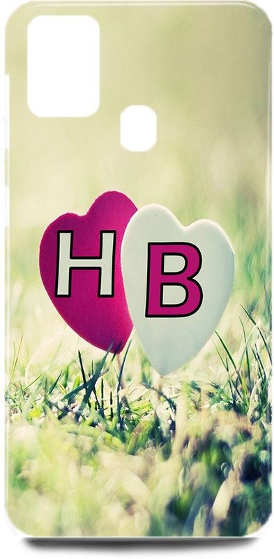 MP ARIES MOBILE COVER Back Cover for Samsung Galaxy M31,H Loves B Name,H Name, B Letter, Alphabet,H Love B NAME  (Multicolor, Hard Case, Pack of: 1)