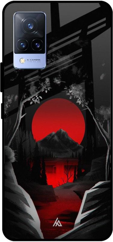 Hocopoco Back Cover for Vivo V21  (Multicolor, Silicon, Pack of: 1)
