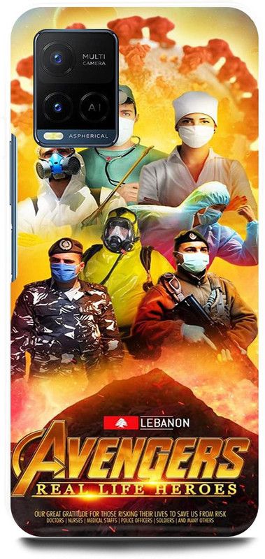 play fast Back Cover for Vivo Y33s, V2109 COVID, DOCTORS, THE, REAL, HEROES, INDIA  (Multicolor, Hard Case, Pack of: 1)