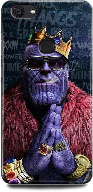play fast Back Cover for Vivo V7+/1716 THANOS PRINTED  (Multicolor, Hard Case, Pack of: 1)