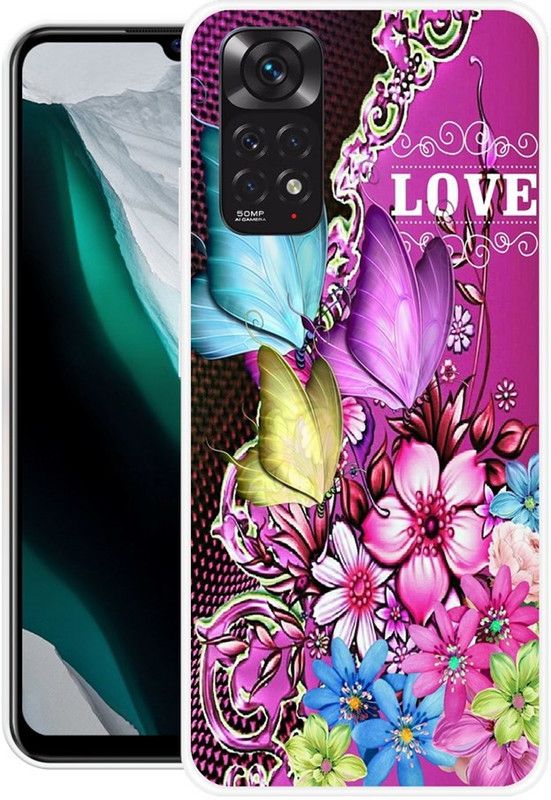 SIMAWAT Back Cover for Mi Redmi Note 11, Mi Redmi Note 11s  (Multicolor, Grip Case, Silicon)