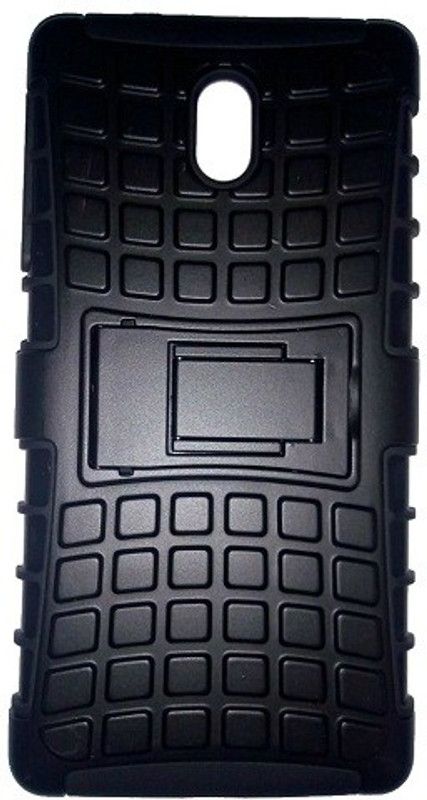7Rocks Back Cover for Nokia 3  (Black, Shock Proof, Pack of: 1)