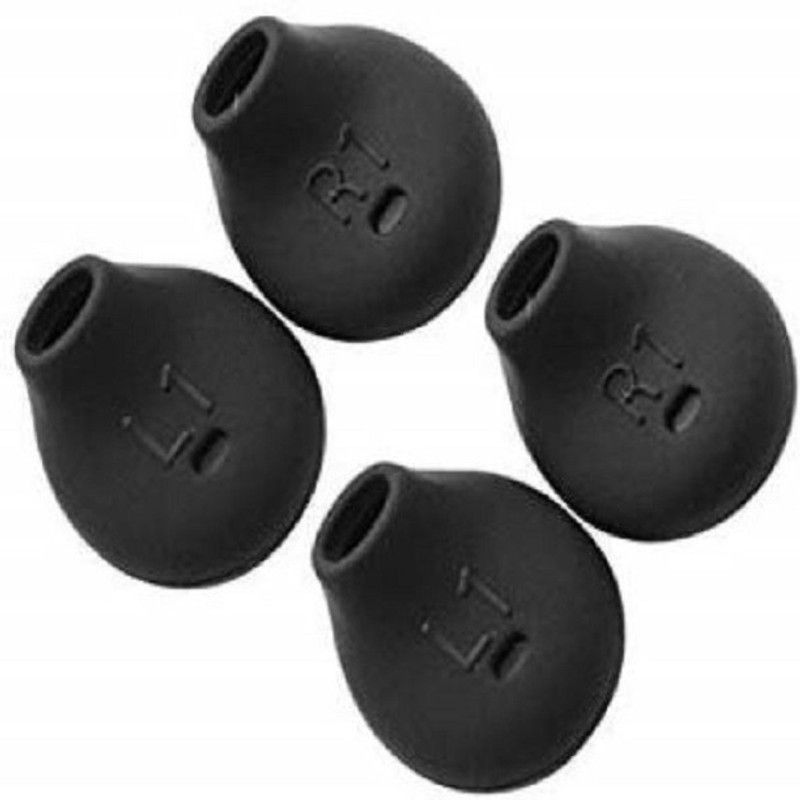 THE DARK NIGHT Qweezer 4 Pieces( 2 pair ) Soft Silicone Ear buds Cover... In The Ear Headphone Cushion  (Pack of 1, Multicolor)