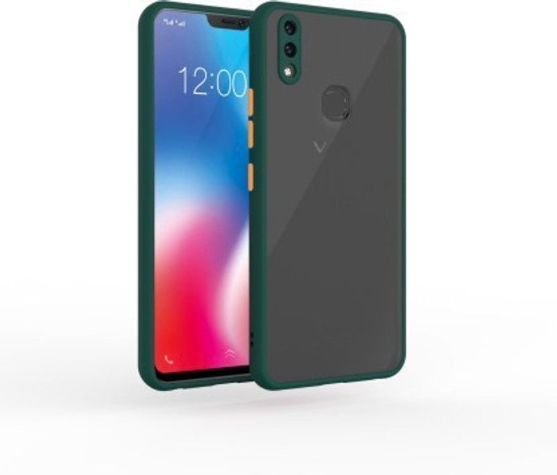 Cermarise Back Cover for Vivo V9 Pro  (Green, Camera Bump Protector, Pack of: 1)