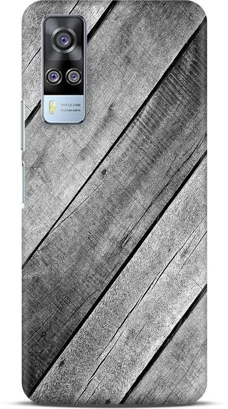 Sankee Back Cover for Vivo Y51 2020  (Grey, Hard Case)