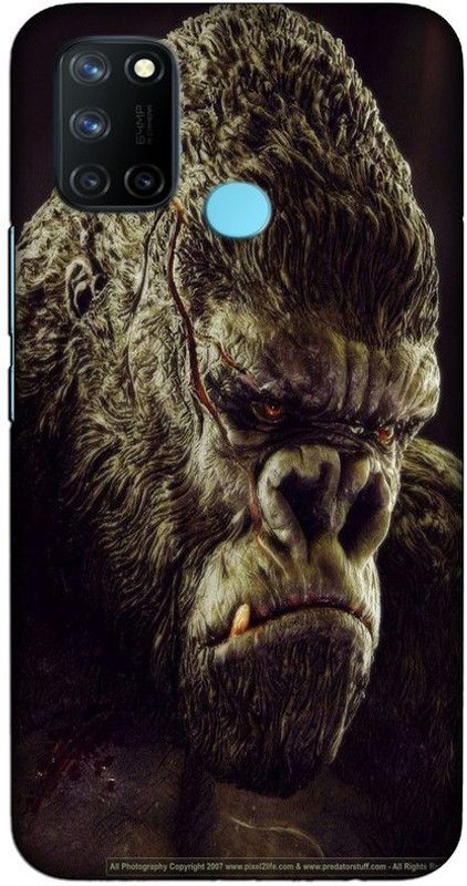 CROKIAN Back Cover for Realme 7i King kong Back Cover  (Multicolor, Hard Case, Pack of: 1)