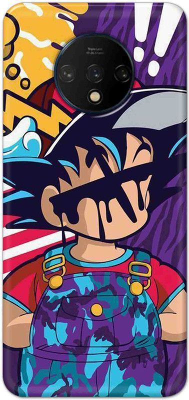 NDCOM Back Cover for OnePlus 7T Cartoon Pop Art Printed  (Multicolor, Hard Case, Pack of: 1)