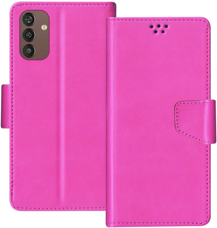 sales express Flip Cover for Samsung Galaxy M13 4G  (Pink, Magnetic Case, Pack of: 1)