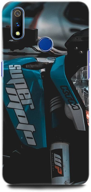 ORBIQE Back Cover for Realme 3 Pro RMX1851 BIKE, DUKE, DUKE BIKE LOVER, SUPERBIKE, CLASSIC  (Multicolor, Hard Case, Pack of: 1)
