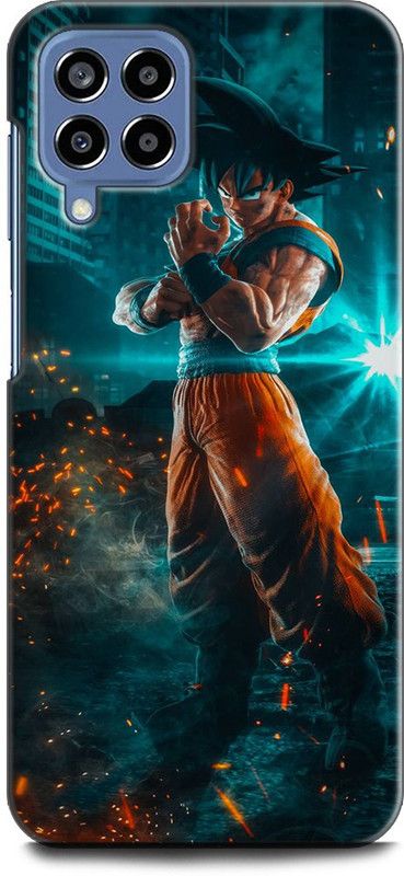 WallCraft Back Cover for SAMSUNG Galaxy M53 5G GOKU, ANIME, VEGETA, NARUTO, KAKASHI, NEON  (Multicolor, Dual Protection, Pack of: 1)