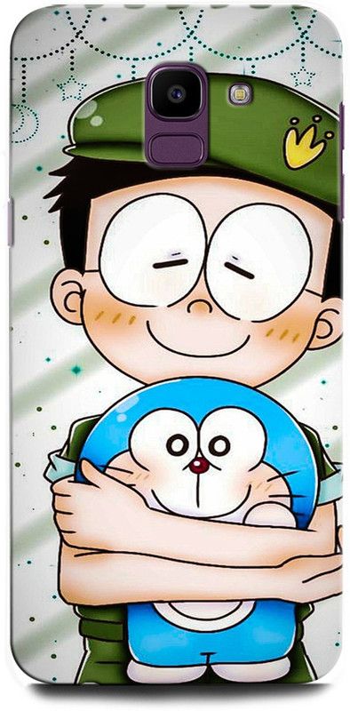 ORBIQE Back Cover for SAMSUNG Galaxy On6 SM-J600GZKFINS DORAEMON, NOBITA, CARTOON, FUNNY, CUTE, DORAEMON  (Multicolor, Hard Case, Pack of: 1)