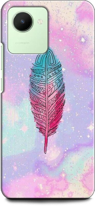 WallCraft Back Cover for Realme C30s, RMX3690 DREAM CATCHER, FEATHER, COLORFUL, ABSTRACT, GLITTER  (Multicolor, Dual Protection, Pack of: 1)
