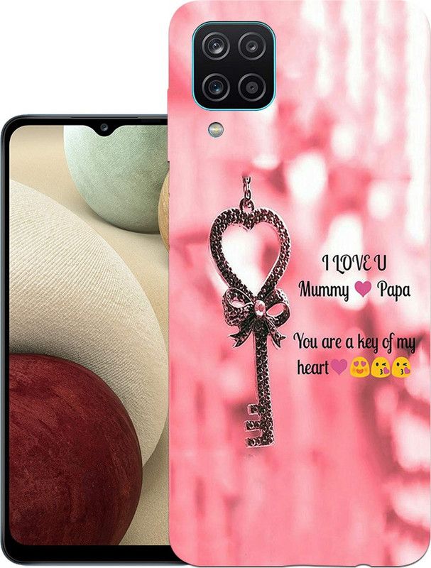 kridha Back Cover for Samsung A12  (Pink, Flexible, Silicon, Pack of: 1)