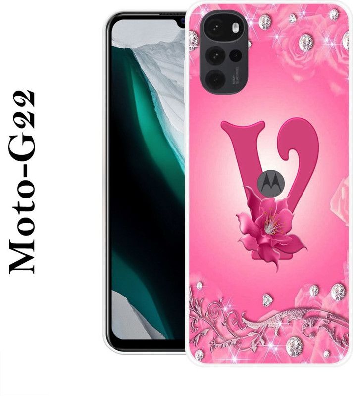 INDIALAND Back Cover for Motorola Moto G22  (Pink, Grip Case, Silicon)