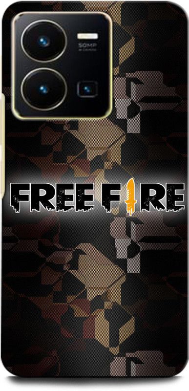 ORBIQE Back Cover for Vivo Y35 V2205 FREEFIRE, JUEGO, GUN, METAL, FIRE, BACKGROUND, GAME, ARMY  (Multicolor, Hard Case, Pack of: 1)