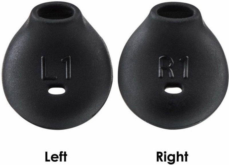 THE DARK NIGHT Qweezer 6 Pcs (3 Pair) Replacement Anti-Slip Silicone E... In The Ear Headphone Cushion  (Pack of 1, Multicolor)