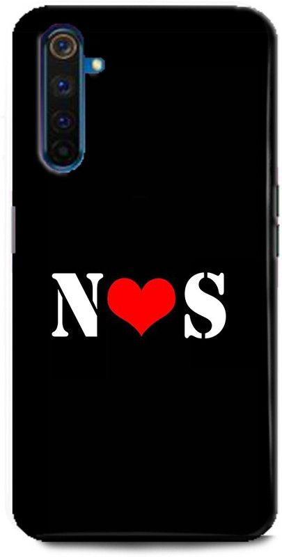 Afterglow Back Cover for Realme 6i N S, N LOVES S, NAME, LETTER, ALPHABET, NS LOVE, HART  (Multicolor, Shock Proof, Pack of: 1)