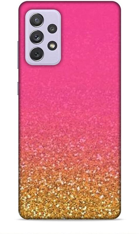 Keviv Back Cover for Samsung Galaxy A72, Samsung Galaxy A72 5G  (Pink, Gold, Hard Case)