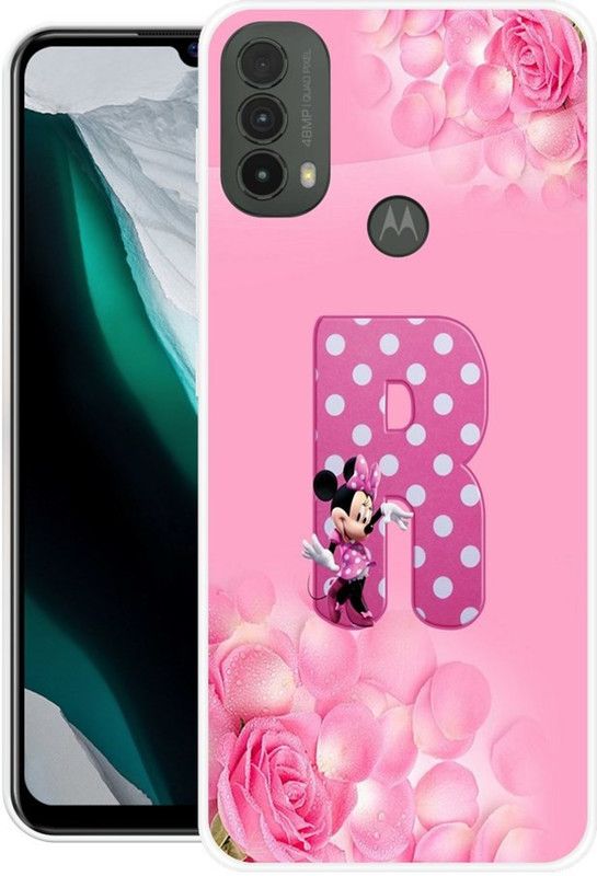 KLC Back Cover for Motorola Moto E386  (Pink, Grip Case, Silicon, Pack of: 1)