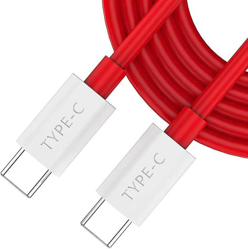 6.5 A 1 m USB Type C Cable  (Compatible with All Vivo, Oppo, Samsung, Gionee, Mi, Vivo, One Plus and Boat, red)