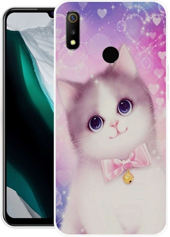 DESILOVE Back Cover for Realme 3, Realme 3i  (Multicolor, Grip Case, Silicon)