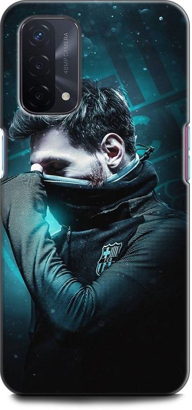Afterglow Back Cover for Oppo A74 5G MESSI, LIONE MESSI, FOOTBALL, MESSI 10, BARCELONA, JERSEY, SPORTS  (Multicolor, Shock Proof, Pack of: 1)