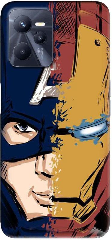 NDCOM Back Cover for Realme C35 Face Printed  (Multicolor, Hard Case, Pack of: 1)