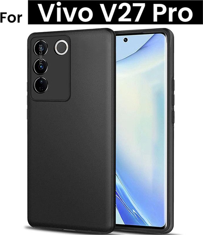 FONECASE Back Cover for VIVO V27 PRO (5G), VIVO V27 Pro  (Black, Waterproof, Pack of: 1)