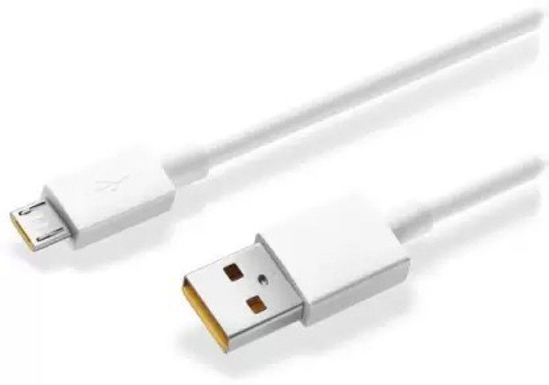 QWICK CLICK Micro USB Cable 1 m Micro USB Cable Port  (Compatible with Monile, White, One Cable)