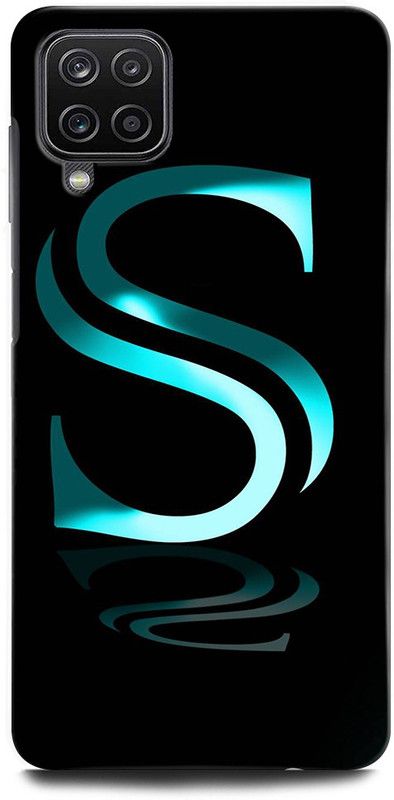 ORBIQE Back Cover for SAMSUNG Galaxy M12 S, S LETTER, S ALPHABET, DESIGN  (Multicolor, Hard Case, Pack of: 1)
