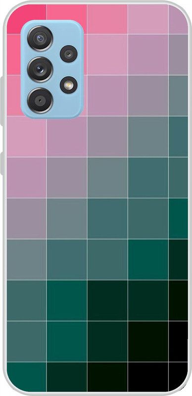Wellcase Back Cover for Samsung Galaxy A52  (Multicolor, Dual Protection, Silicon, Pack of: 1)