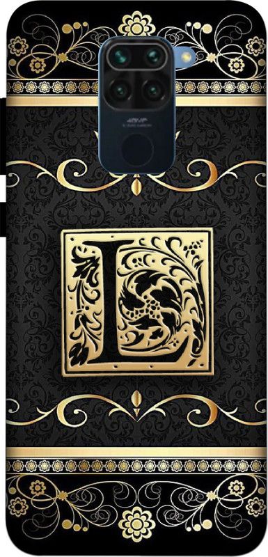 JAIBHAGWAN Back Cover for MI Redmi Note 9  (Gold, Hard Case, Pack of: 1)