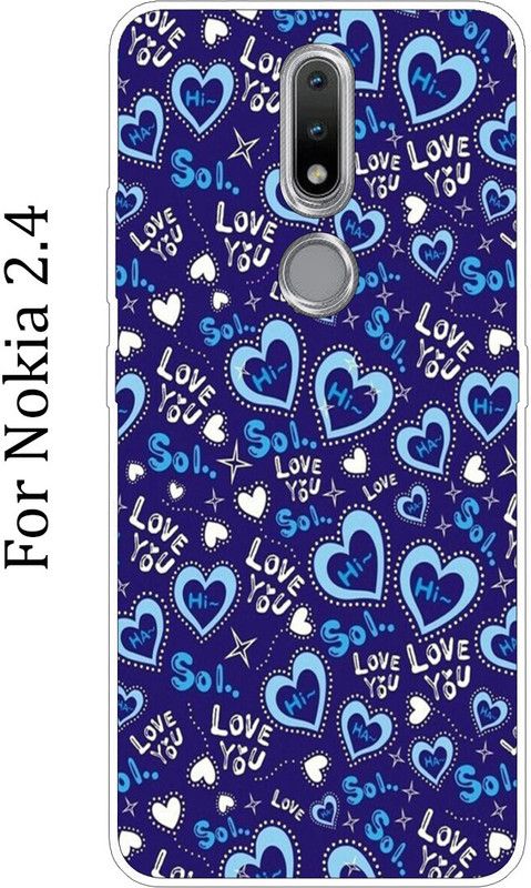SillyStore Back Cover for Nokia 2.4  (Multicolor, Grip Case, Silicon)