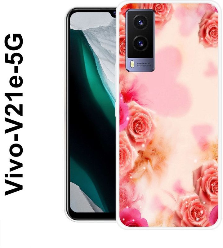 KLC Back Cover for Vivo V21e 5G  (Multicolor, Grip Case, Silicon)