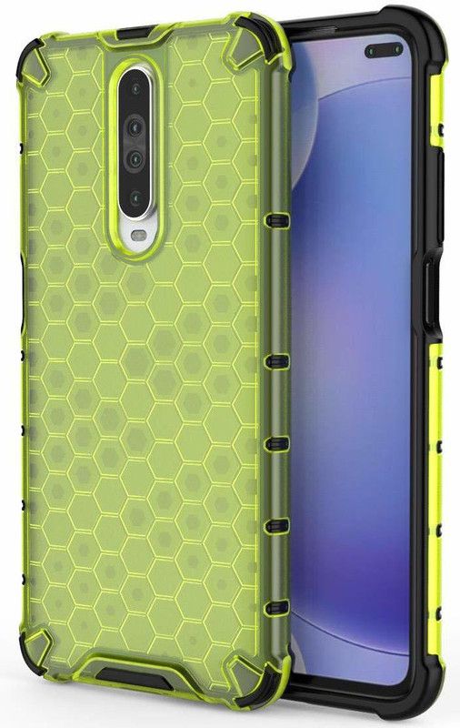 Tremolite Back Cover for Poco X2  (Green, Pack of: 1)