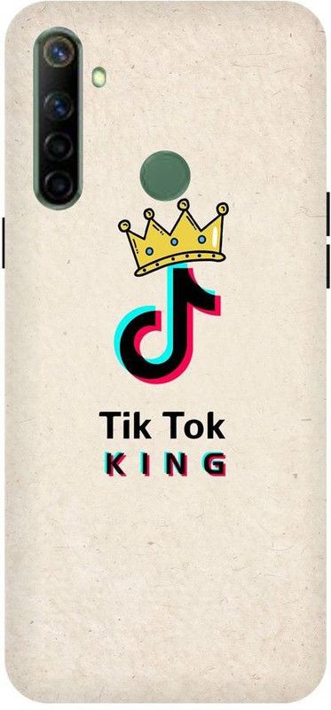 URCHIN Back Cover for Realme5 Tiktok, Tiktok queen, tiktok king, tiktok  (Multicolor, Shock Proof, Pack of: 1)