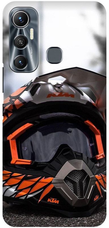 FIKORA Back Cover for Infinix Hot 11, X662, HELMET, SPORTS, HELMET, RIDER  (Multicolor, Hard Case, Pack of: 1)