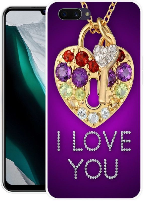 REALKING Back Cover for Oppo A3s, Realme C1  (Multicolor, Grip Case, Silicon)