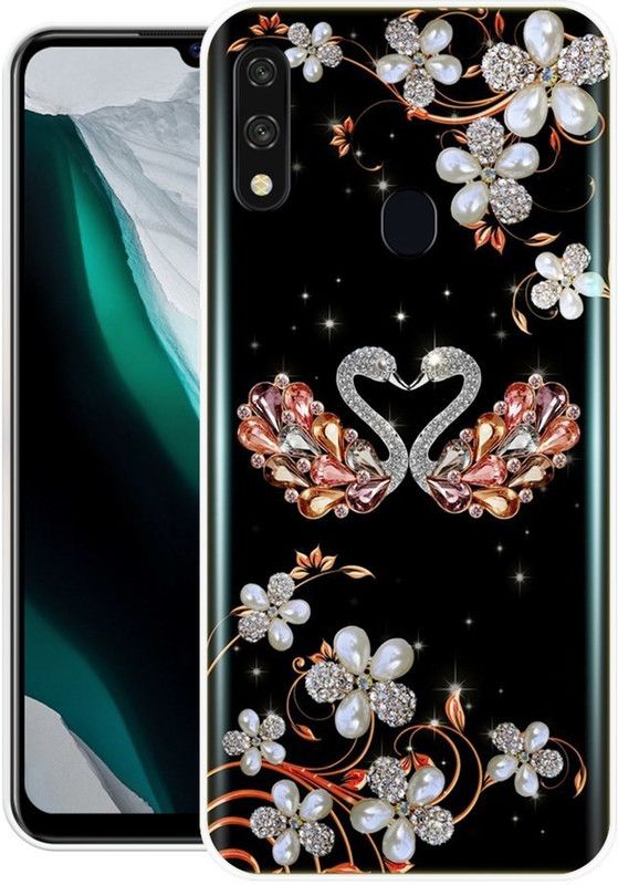 NEVYZAP Back Cover for Lava Z66  (Multicolor, Grip Case, Silicon, Pack of: 1)