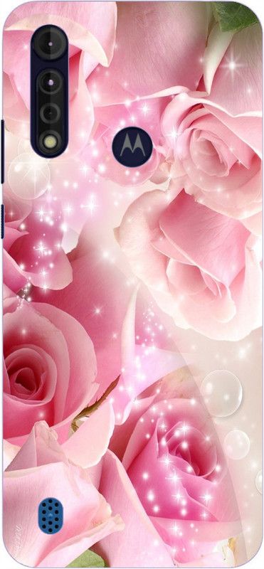 Dreamcase Back Cover for Motorola Moto G8 Power Lite  (Pink, Dual Protection, Silicon, Pack of: 1)