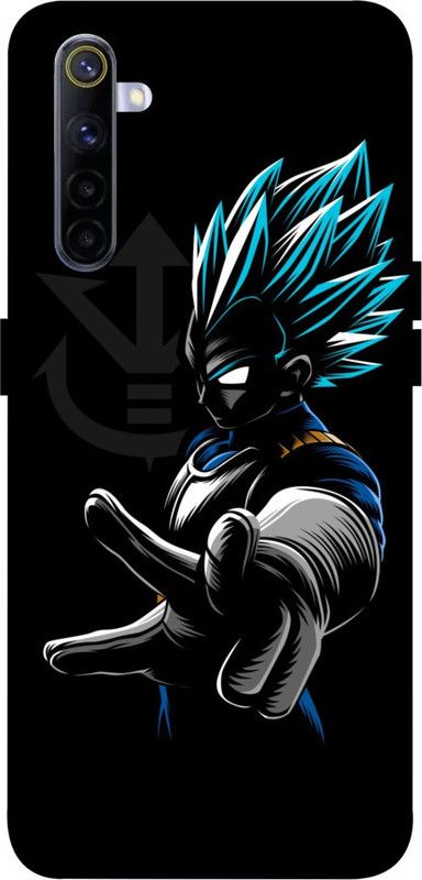 PRATEEKSH Back Cover for Realme 6 (RMX2001), Realme 6i (RMX2002 ), Realme 6s (RMX2002)  (Black, Blue)