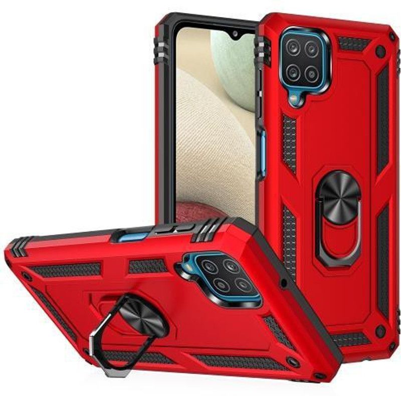 NewSelect Back Cover for Samsung Galaxy M12, Samsung Galaxy A12, Samsung Galaxy F12  (Red, Pack of: 1)